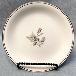 NORITAKE ROSSINA SERIES 5789 PINK ROSE BREAD AND BUTTER PLATE 6 3/8 INCH